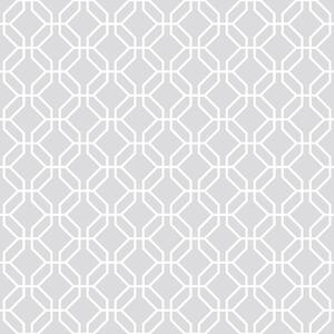 Galerie Honeycomb Trellis Grey A4 Wallpaper Sample
