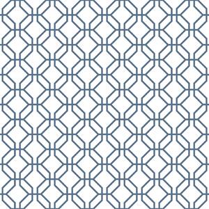 Galerie Honeycomb Trellis Blue A4 Wallpaper Sample