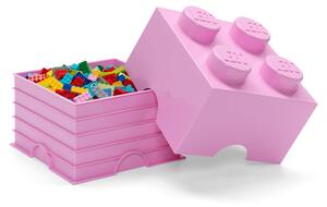 Lego 4 Brick Storage Box Pink