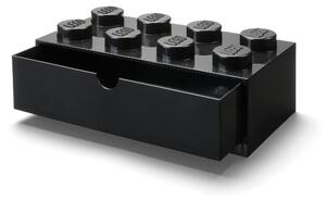 Lego 8 Desk Drawer Black
