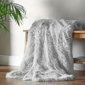 Catherine Lansfield Cuddly Deep Pile Throw Blanket