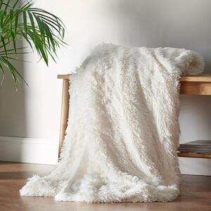 Catherine Lansfield Cuddly Deep Pile Throw Blanket