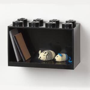 LEGO 8 Brick Shelf Black