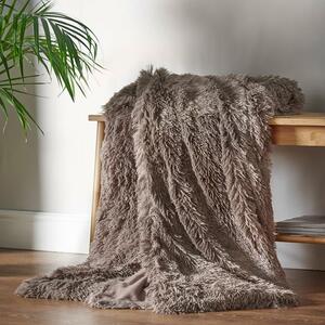 Catherine Lansfield Cuddly Deep Pile Throw Blanket