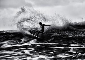 Photography Surf at Hawaii, Yu Cheng, (40 x 26.7 cm)