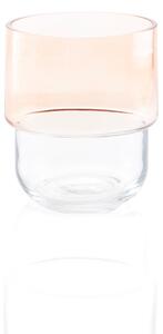 Small Apricot Glass Vase
