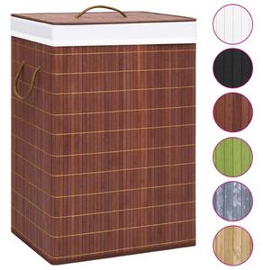 Bamboo Laundry Basket Brown 72 L