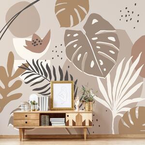 Tropical Abstract Wall Mural