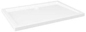 Rectangular ABS Shower Base Tray White 80x110 cm