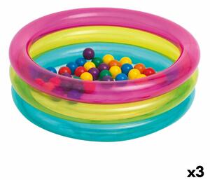 Ball Pool Intex 86 x 25 x 86 cm (3 Units)