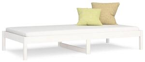 Day Bed White 80x200 cm Solid Wood Pine