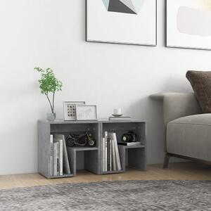 Bed Cabinets 2 pcs Concrete Grey 40x30x40 cm Engineered Wood