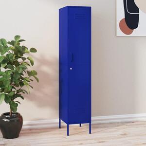 Locker Cabinet Navy Blue 35x46x180 cm Steel