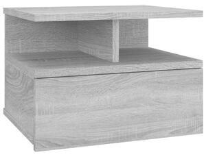 Floating Nightstand Grey Sonoma 40x31x27 cm Engineered Wood