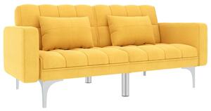 Sofa Bed Yellow Fabric