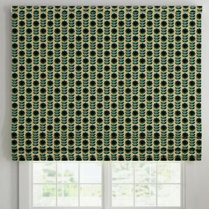 ANTE DECOR Palma Printed Cotton Made To Measure Roman Blind Lapis