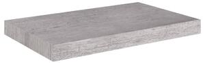 Floating Wall Shelf Concrete Grey 50x23x3.8 cm MDF