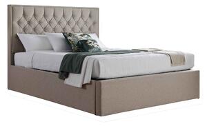 Sutton Fabric Ottoman Storage Bed, Double & King Size | Roseland
