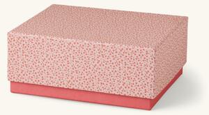 Box - Paper. 25 x 20.5 x 10.5 cm. - Coral - Søstrene Grene