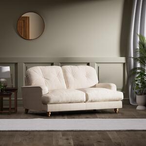 Martha Faux Linen 2 Seater Sofa Cream