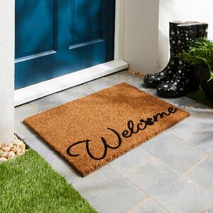 Disney Welcome Coir Doormat Natural