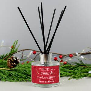 Personalised Christmas Wishes Diffuser Clear