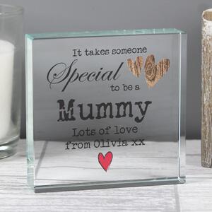 Personalised Someone Special Crystal Token Clear