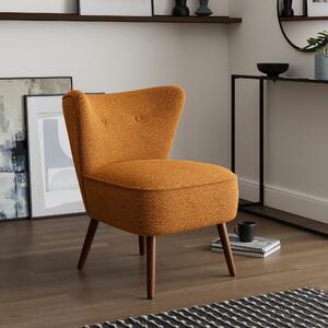 Eliza Boucle Chair Boucle Amber Gold