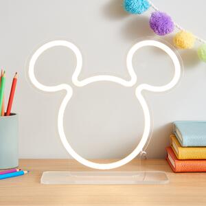Disney Mickey Mouse Neon Table Light Clear