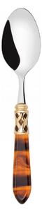 ALADDIN GOLD-PLATED RING 6 TABLE SPOONS - Tortoiseshell
