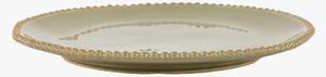 Farmhouse Beaded Side Plate in Olive, Set of 4