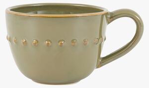 Farmhouse Beaded Mug in Olive, Set of 4