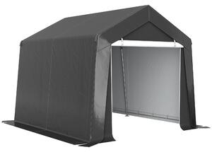 Outsunny 3 x 3(m) Waterproof Portable Shed, Garden Storage Tent with Ventilation Window, for Bike, Motorbike, Garden Tools