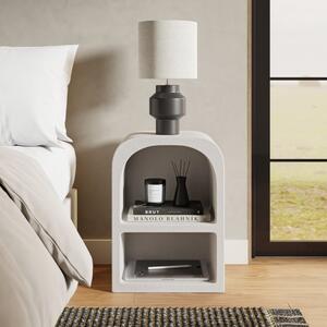 Drue Sculpted Bedside Table