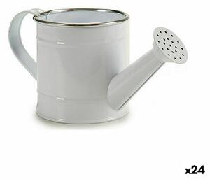 Watering Can Ibergarden I00111-D White Silver Metal 750 ml (24 Units)