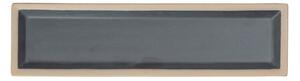 Byon Fumiko plate 11.5x43 cm Beige-black