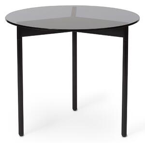 Warm Nordic From Above coffee tableØ52 cm black frame Grey