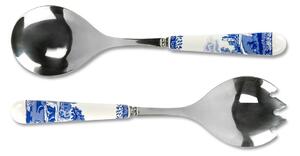 Spode Blue Italian salad cutlery 2 pieces Ceramic-stainless steel