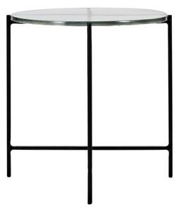 House Doctor Tamu side table Ø40x40 cm Black-glass