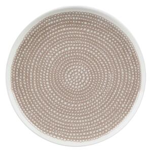 Marimekko Siirtolapuutarha plate Ø 25 cm Terra-white