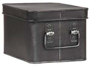 LABEL51 Storage Box Media 22x17x13 cm M Antique Black