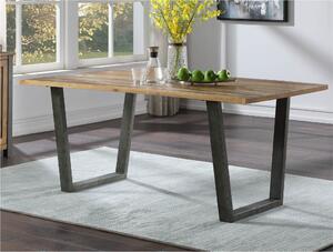 Urban Elegance Industrial Reclaimed Wood Dining Table | Roseland