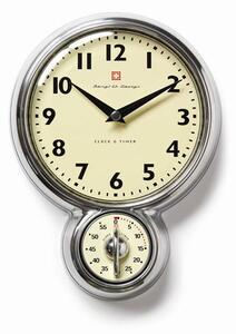 Bengt Ek Design Bengt Ek wall clock, timer aluminium