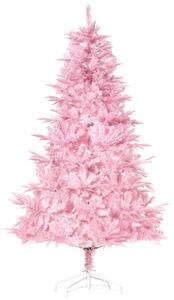HOMCOM 6FT Pop-up Artificial Christmas Tree Holiday Xmas Holiday Tree Decoration with Automatic Open for Home Party, Pink