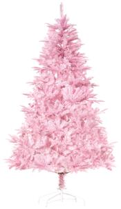 HOMCOM 5FT Pop-up Artificial Christmas Tree Holiday Xmas Holiday Tree Decoration with Automatic Open for Home Party, Pink