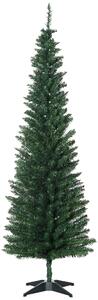 HOMCOM 1.8m Artificial Christmas Tree Pine Tree W/Plastic Stand-Green
