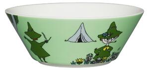 Arabia Snufkin moomin bowl green