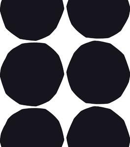 Marimekko Isot Kivet fabric black-white