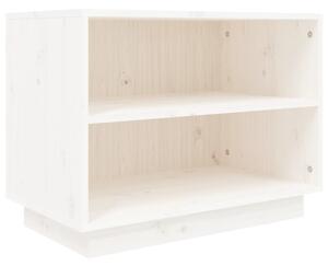 Shoe Cabinet White 60x34x45 cm Solid Wood Pine