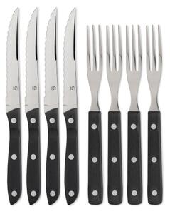 Gense Old Farmer black cutlery 8 pieces 8 pcs